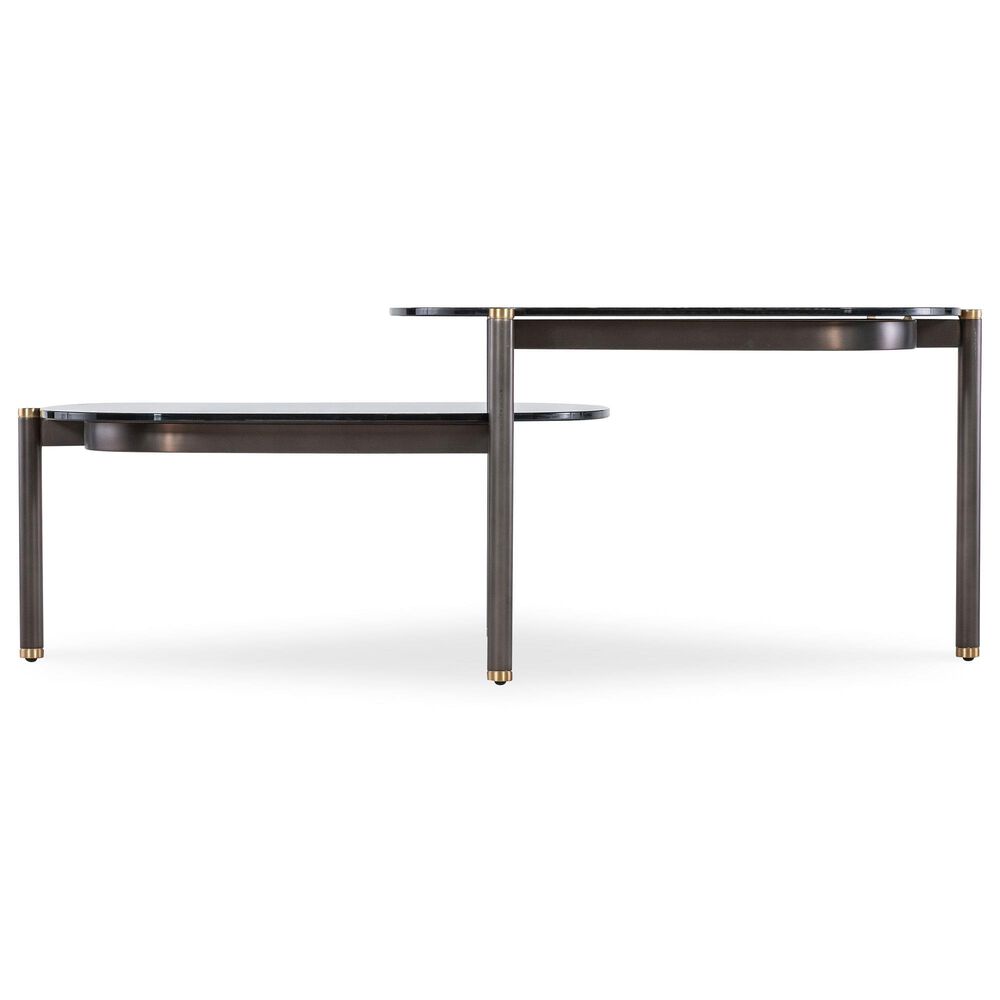 Hooker Furniture Grayson Tiered Coffee Table in Black and Gold, , large