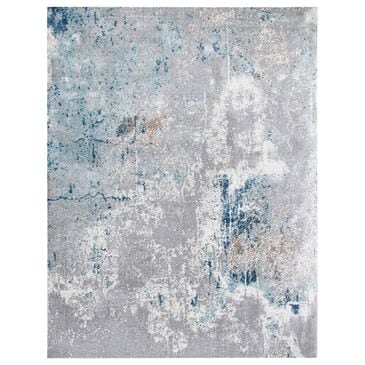 Safavieh Aston 9" x 12" Grey and Blue Area Rug, , large