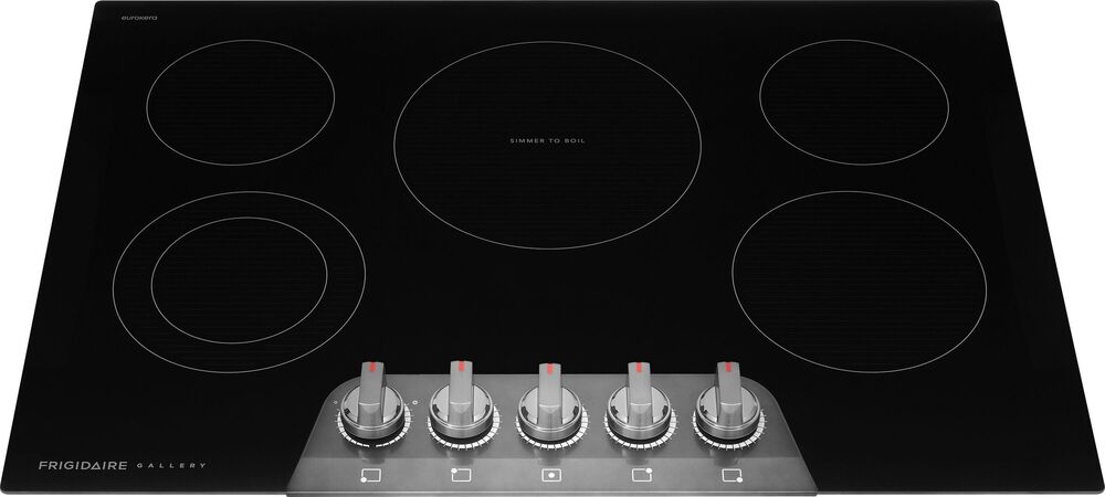 Frigidaire Gallery 30" Electric Cooktop with 5 Element in Black Stainless Steel, , large
