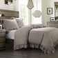 HiEnd Accents Lily Super Queen Duvet Cover in Taupe, , large