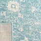 Safavieh Evoke EVK270D 10" x 14" Light Blue and Ivory Area Rug, , large