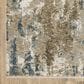 Oriental Weavers Echo Abstract Beige and Blue 3"3" x 5" Area Rug, , large