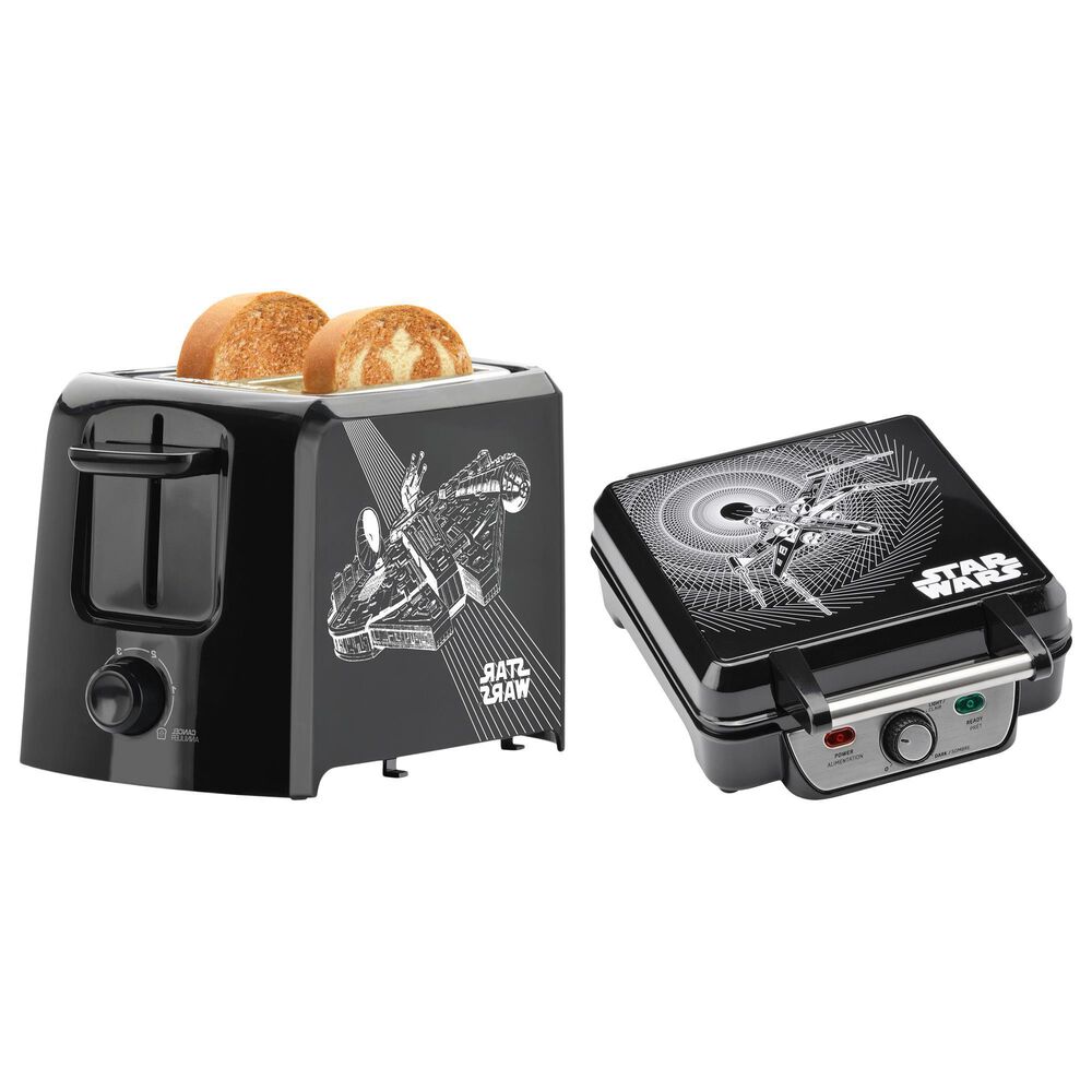 Kitchen Selectives Toaster and Waffle Maker Bundle in Black Shop NFM