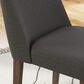 Ashley Lyncott Side Chair with Charcoal Cushion in Brown, , large