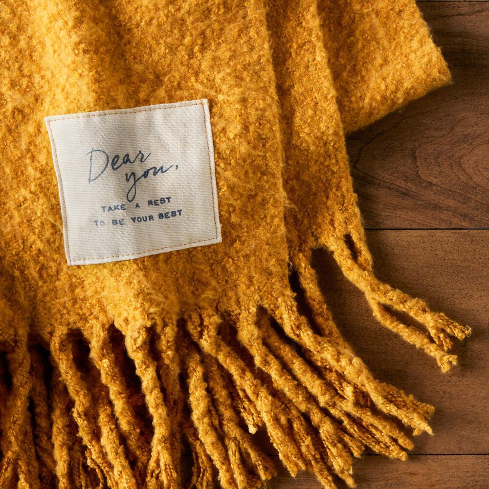 Demdaco Dear You Blanket in Orange, , large