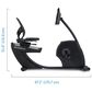 NordicTrack New 10 Recumbent Exercise Bike in Black, , large