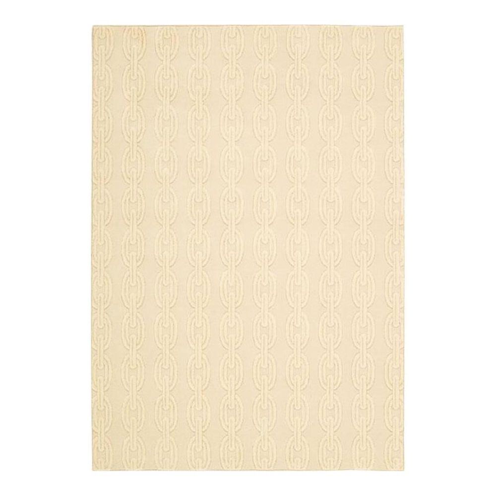Nourison Nepal NEP02 5"3" x 7"9" Bone Area Rug, , large