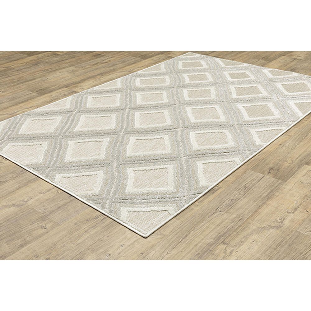 Oriental Weavers Tangier TAN04 5&#39;3&quot; x 7&#39;6&quot; Grey Area Rug, , large