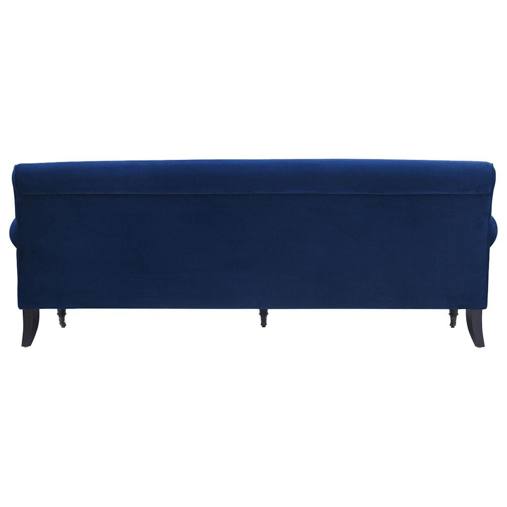 Jennifer Taylor Home Alana Lawson Stationary Sofa in Navy Blue Velvet, , large