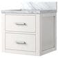 Lexora Home Castor 20" Single Bathroom Vanity in White with White Acrylic Top and Rectangular Sink, , large