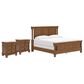 Ashley Rowlenstown California King Panel Bed with Two Nightstands in Brown, , large