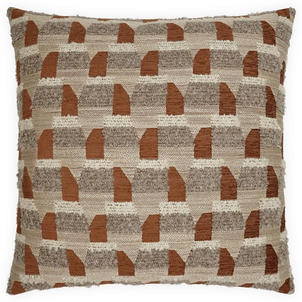 D.V.Kap Inc Oxido 24" Square Throw Pillow in Rust, , large