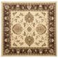 Safavieh Lyndhurst LNH555 6"7" Square Ivory and Brown Area Rug, , large