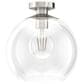 Hunter Xidane 1-Light Large Pendant in Brushed Nickel, , large