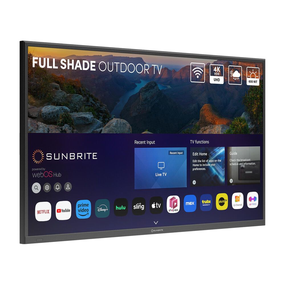 Sunbrite 55" Veranda 4 Series - Smart Outdoor TV - Full Shade - 4K UHD HDR, , large