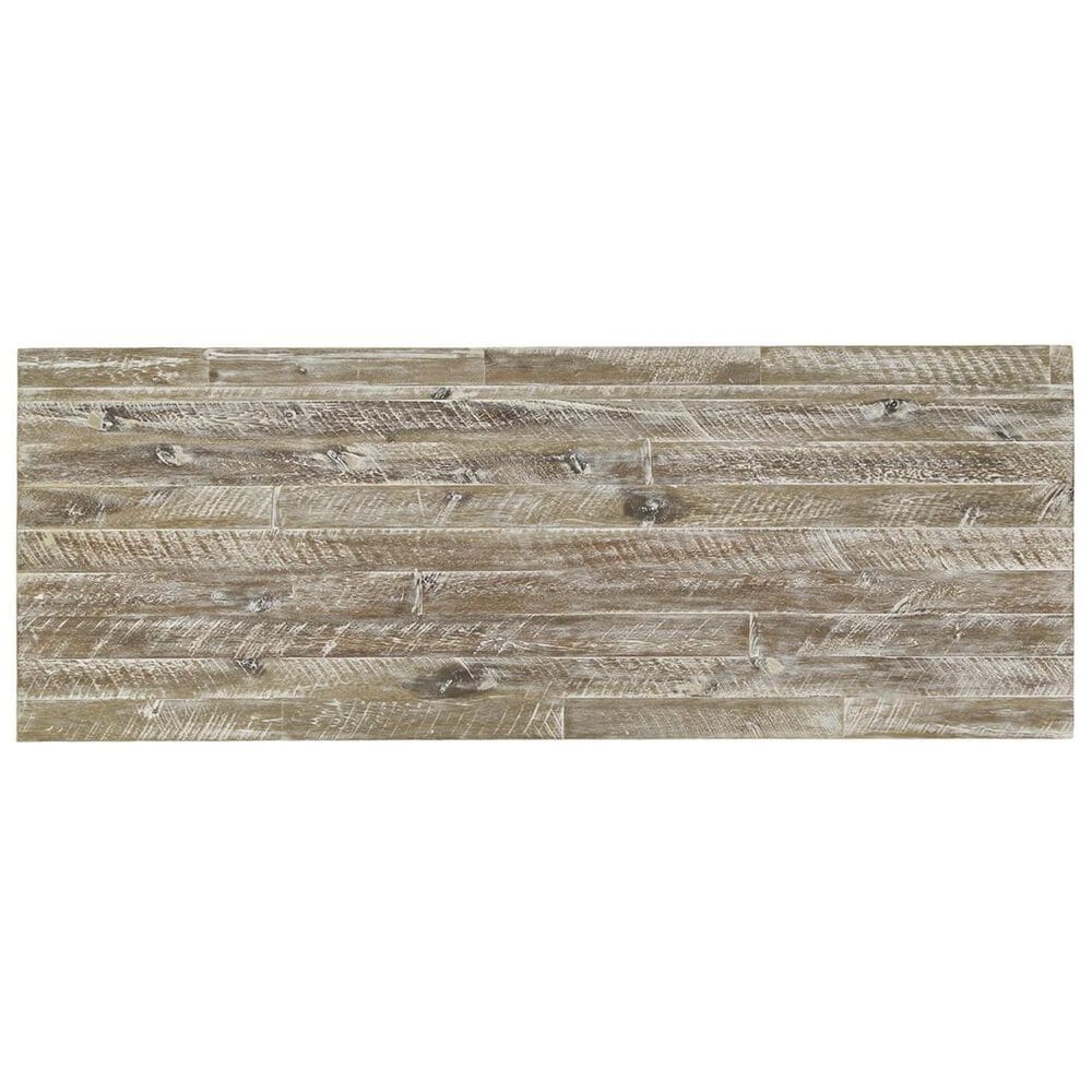 Waltham Artisans Craft 5-Drawer Desk in Washed Grey, , large
