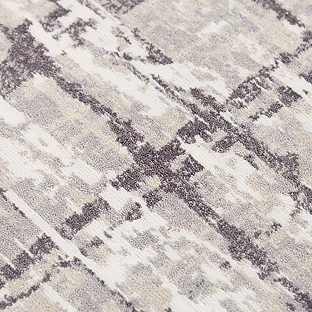 RIZZY Couture 2&#39; x 3&#39; Ivory and Gray Area Rug, , large