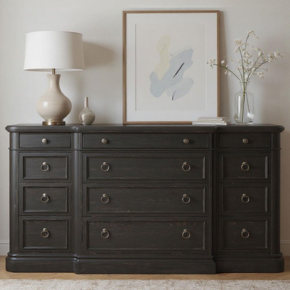 Vantage Atrium 12-Drawer Dresser in Hand Rubbed Black, , large