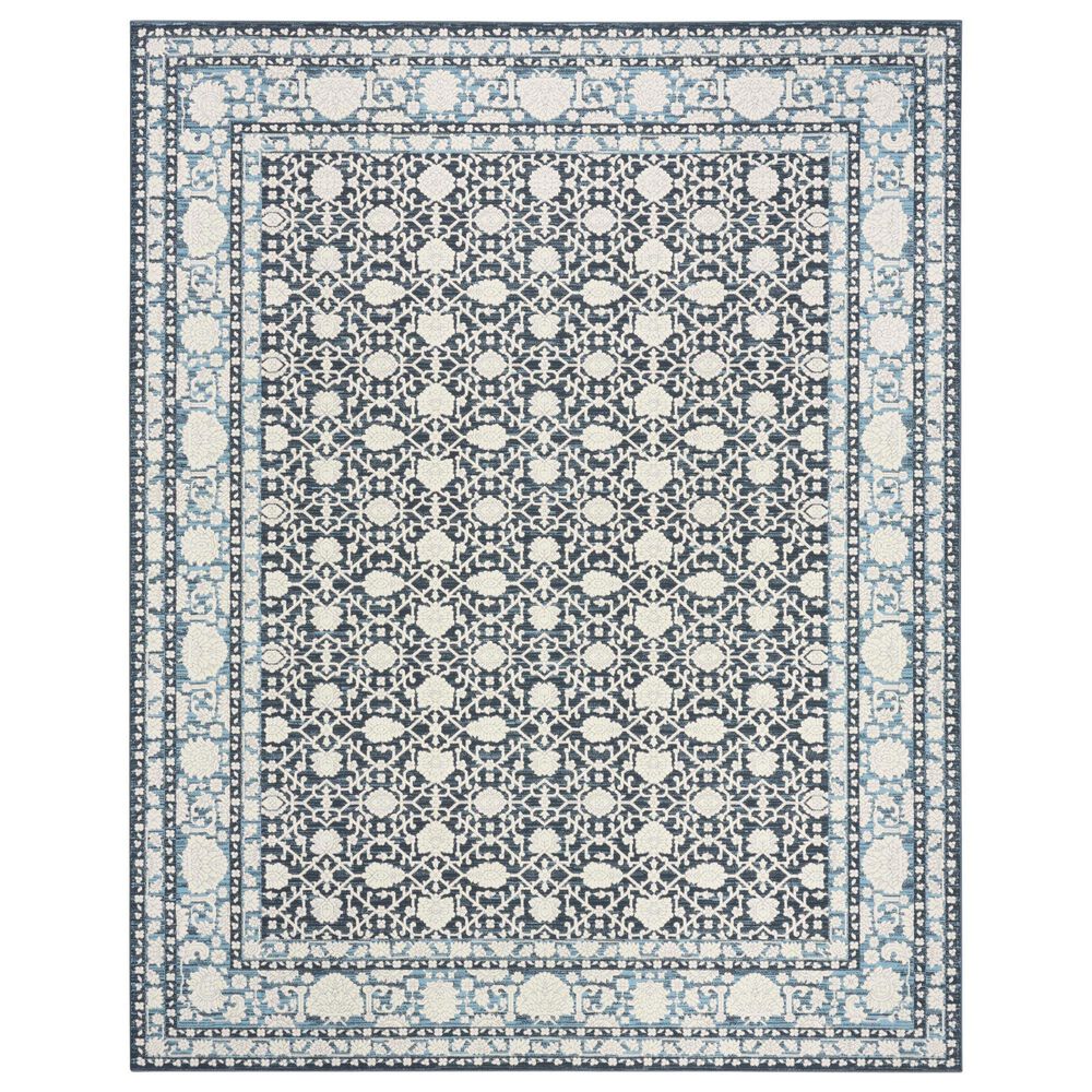 Nourison Grace Blue 5"3" x 7"3" Area Rug, , large