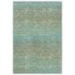 Dalyn Rug Company Trevi TV11 8" x 10" Teal Area Rug, , large