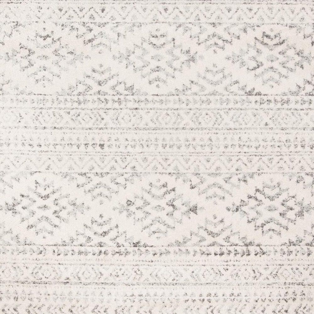 Safavieh Tulum TUL272A 6&#39;7&quot; Round Ivory and Grey Area Rug, , large