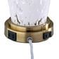 Adesso Grady Table Lamps with USB in Antique Brass and White (Set of 2), , large