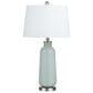 Crestview Collection Glass Table Lamp in Green and Nickel, , large