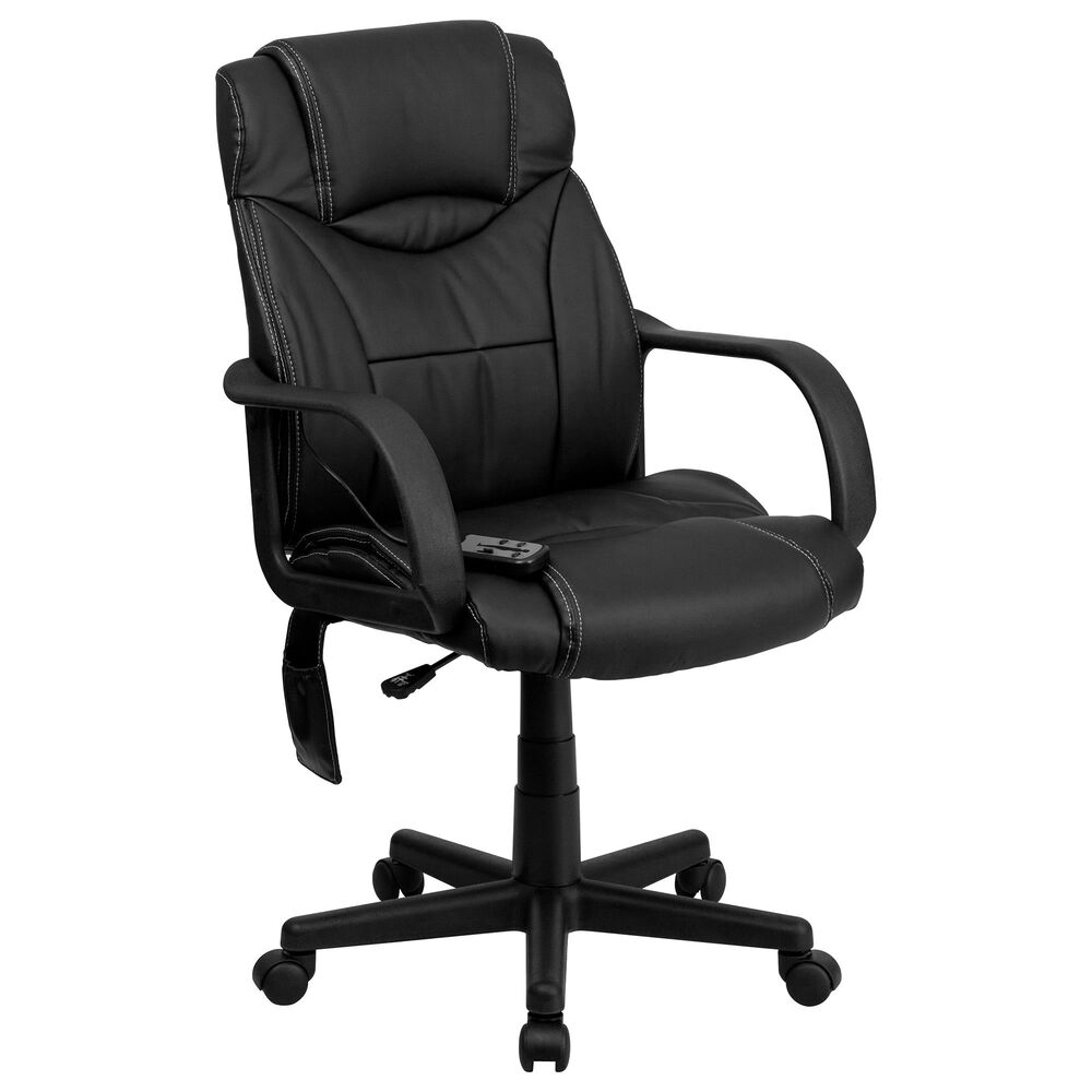 Flash Furniture Executive Swivel Chair in Black, , large
