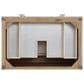 James Martin Vanities Celeste 36" Single Vanity in Sun-washed Oak with Embossed Shagreen and with Single Hole 3 cm Arctic Fall Top & Backsplash, , large