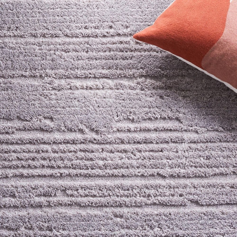 Safavieh Marrakesh Striped 9&#39; x 12&#39; Grey and Light Grey Area Rug, , large