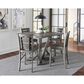 Tiddal Home Fiji Square Counter Height Table in Harbor Gray - Table Only, , large