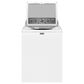 Maytag 4.8 Cu. Ft. Top Load Washer and 7 Cu.Ft. Electric Dryer Laundry Pair in White, , large