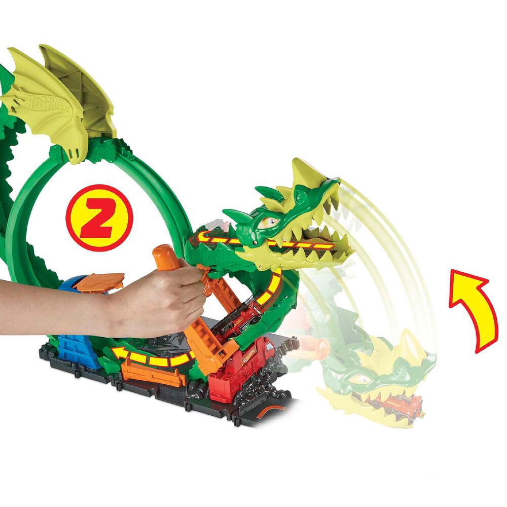 Hot Wheels Dragon Drive Firefight, , large