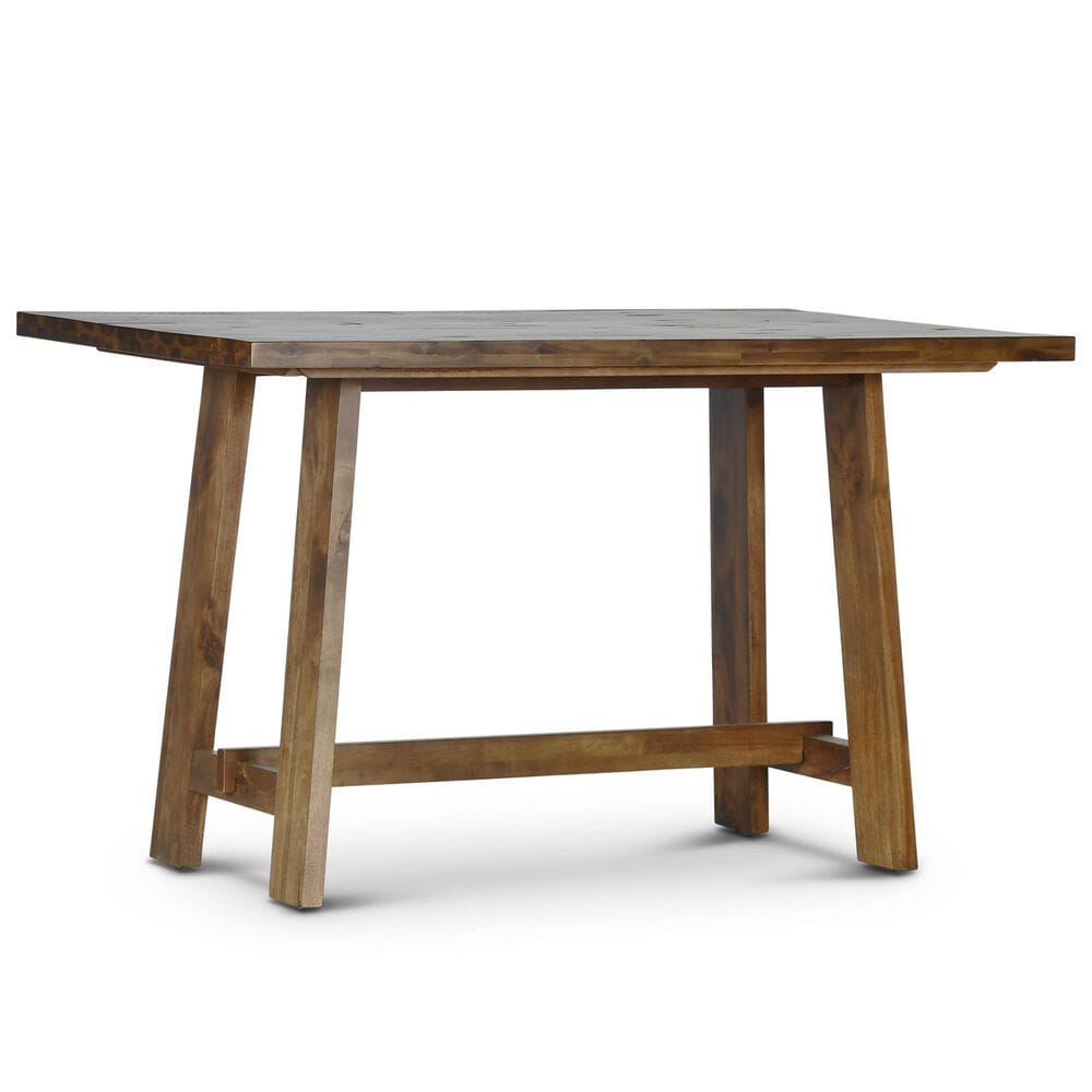 Crystal City Saranac 4 Chairs and 1 Counter Table in Mocha, , large