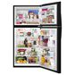 Whirlpool 19 Cu. Ft. Top-Freezer Refrigerator with LED Interior Lighting in Black, , large