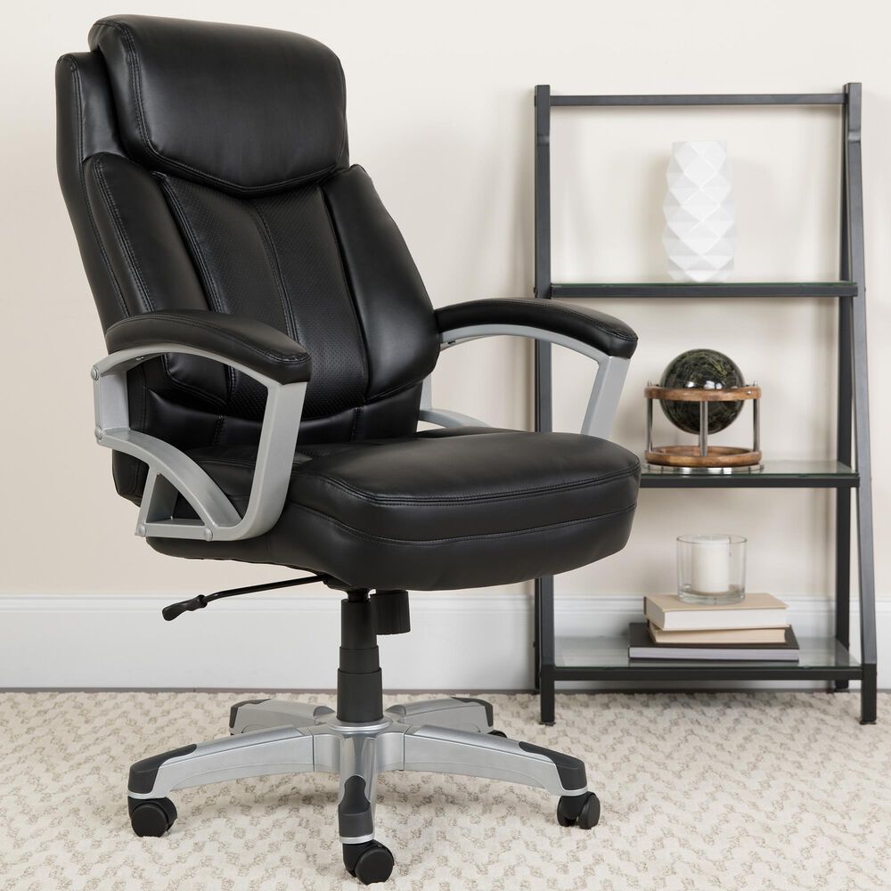 Flash Furniture HERCULES Big & Tall Executive Chair in Black, , large