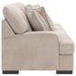 Ashley High Profile Stationary Sofa and Loveseat Set in Taupe, , large