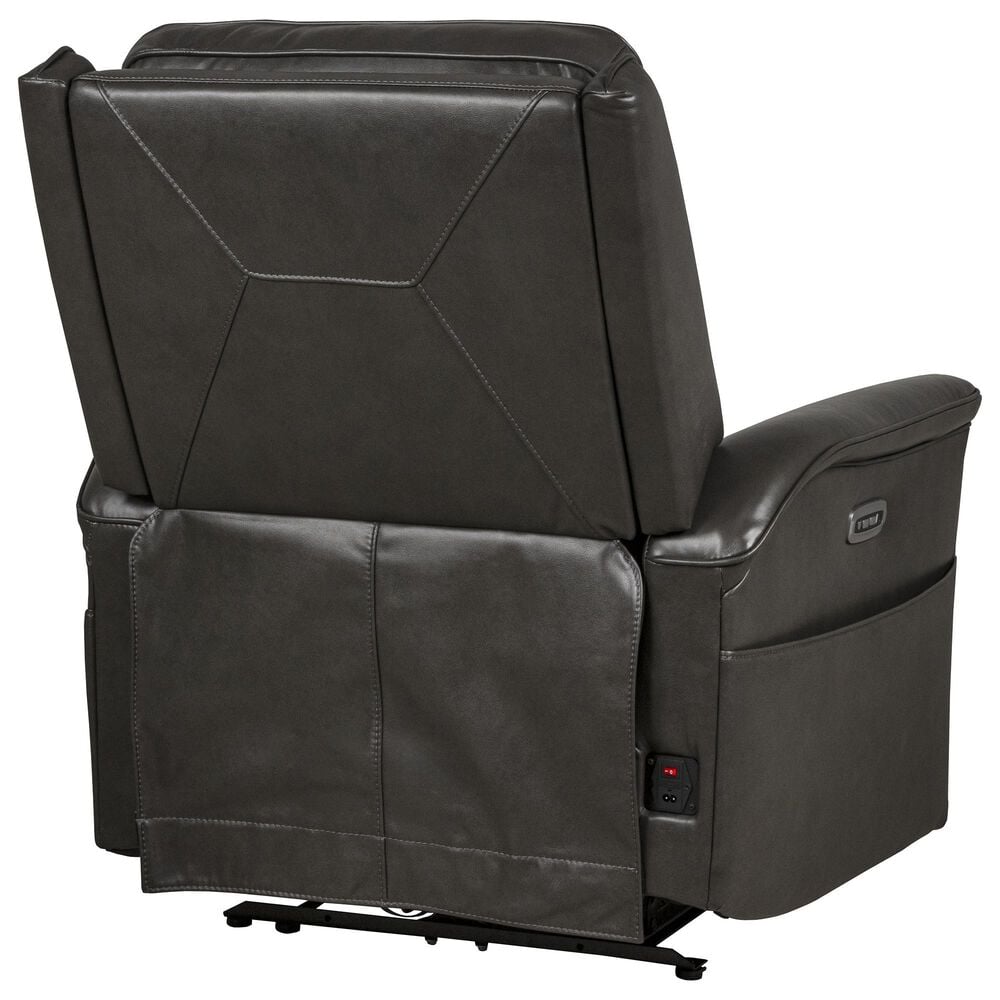 Sienna Designs Leather Power Recliner in Charcoal, , large
