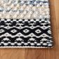 Safavieh Natura 8" x 10" Black and Ivory Area Rug, , large