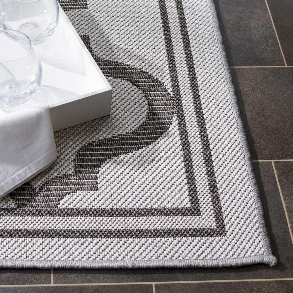 Safavieh Bermuda 8&#39; x 10&#39; Grey and Brown Indoor/Outdoor Area Performance Rug, , large