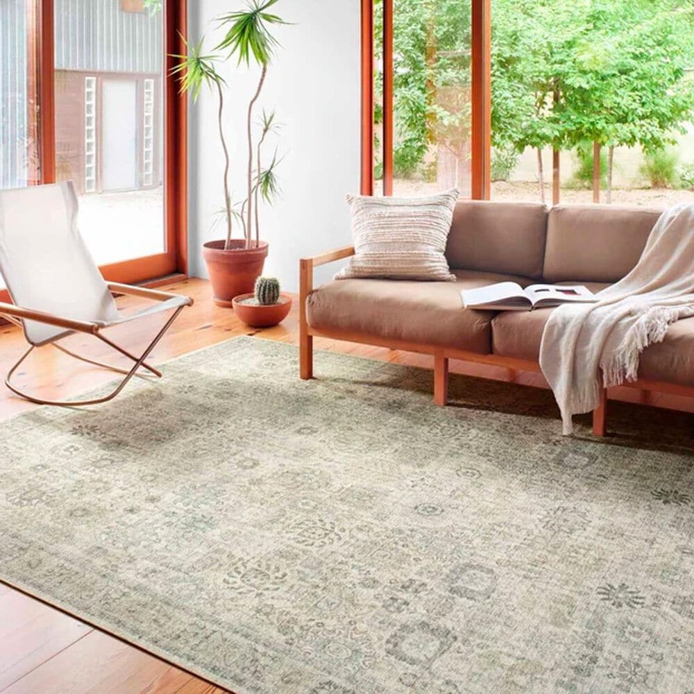 Loloi II Skye SKY-14 7&#39;6&quot; x 9&#39;6&quot; Natural and Sage Area Rug, , large