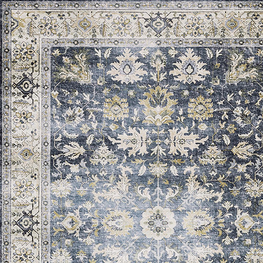 Oriental Weavers Charleston Floral 2&#39; x 3&#39; Blue Area Rug, , large