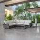 Summit Home St. Thomas 5-Piece Patio Sectional in Gray, , large