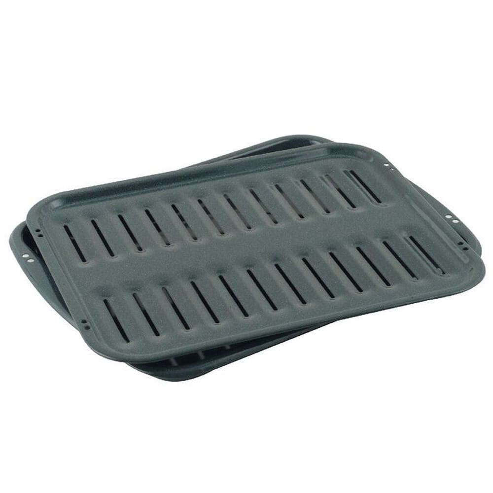Whirlpool Porcelain Broiler Pan & Grid, , large