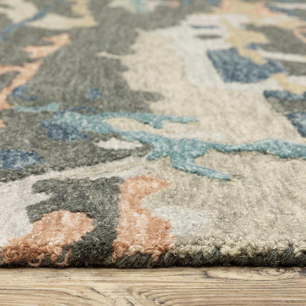 Oriental Weavers Kipton 5&#39; x 8&#39; Grey and Blue Area Rug, , large