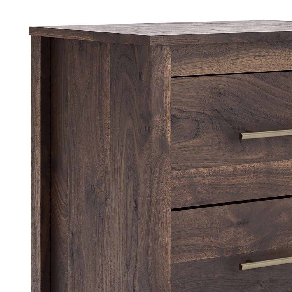 Ashley Calverson 2-Drawer Nightstand in Mocha, , large