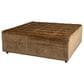 Huntington House Cocktail Ottoman in Gold, , large