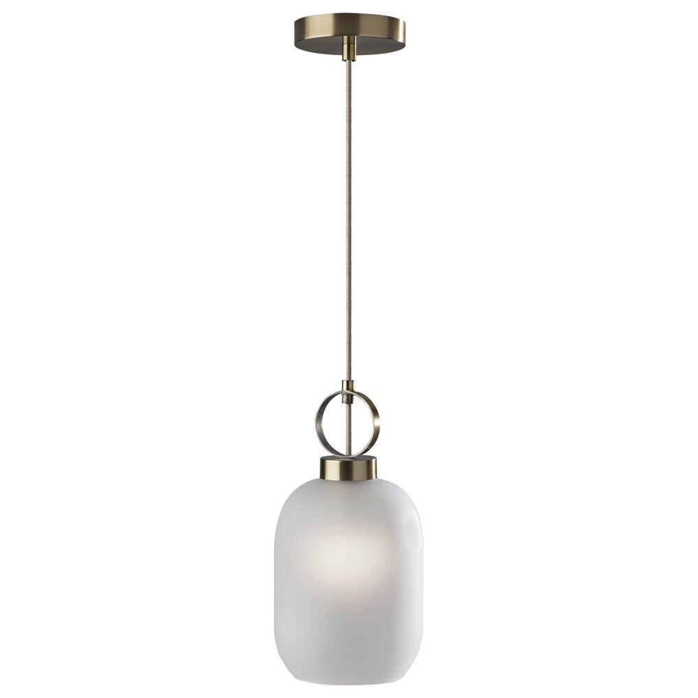 Adesso Lancaster Pendant in Antique Brass, , large