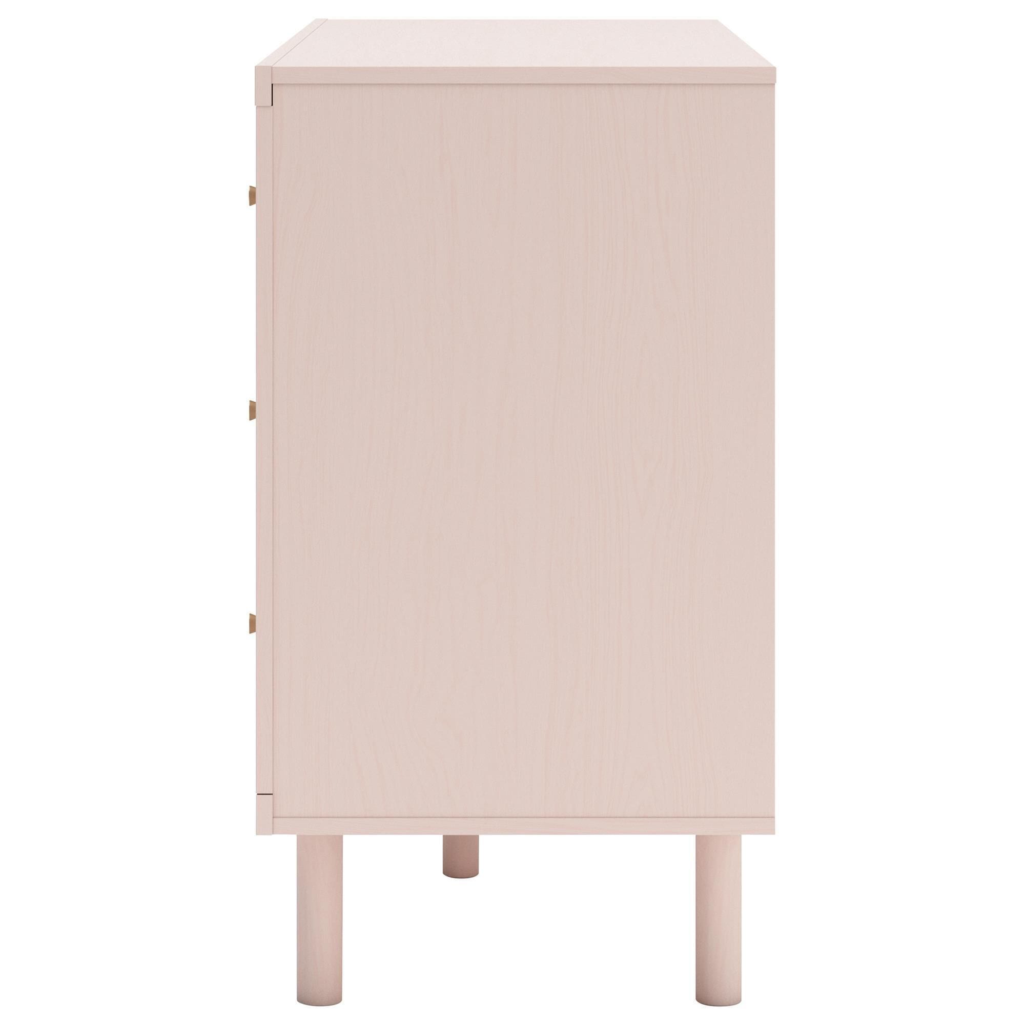 Ashley 4-Piece Full Bed Set in Pink