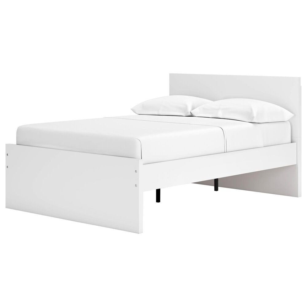 Ashley Onita Full Panel Platform Bed in White, , large